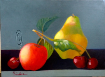 Fruit Still Life - Mary Truelove Painting